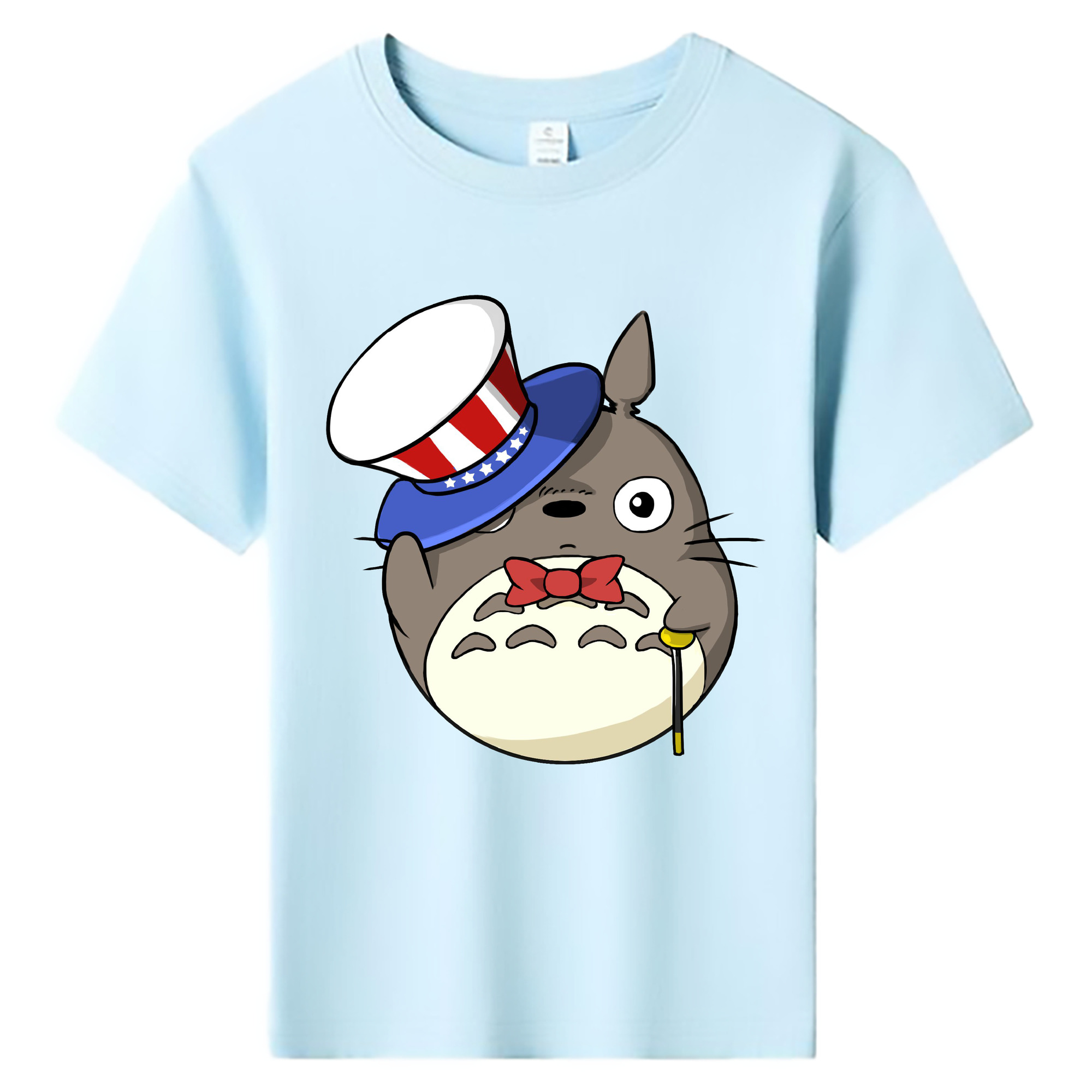 （画像用） となりのトトロ 草壁メイ 草壁サツキ My Neighbor Totoro Satsuki Kusakabe Mei Kusakabe 綿100％キッズTシャツ（フロントプリント）